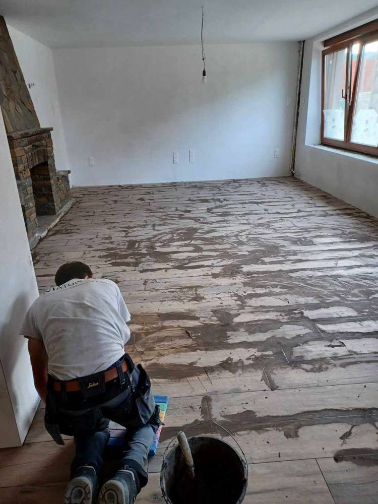 Réalisation de carrelage intérieur